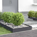Tuinrand 6 st 60 x 60 x 13 cm Staal Antraciet