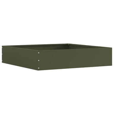 Tuinrand Olijf Groen 60 x 60 x 13 cm Staal
