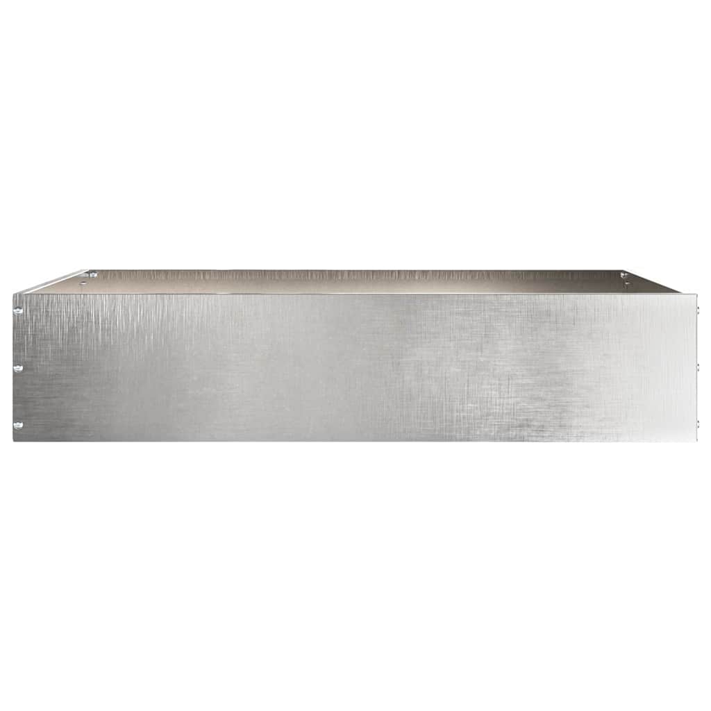 Tuinrand Zilver 60 x 60 x 13 cm Roestvrij staal