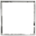 Tuinrand 6 st 60 x 60 x 13 cm Gegalvaniseerd staal Zilver