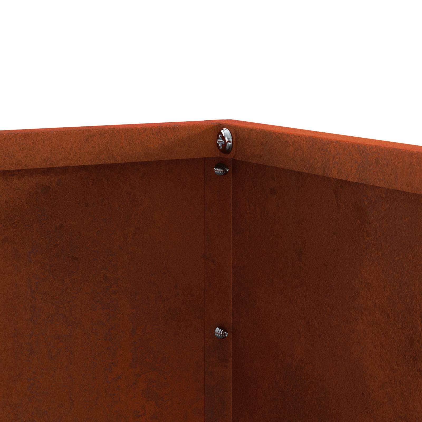 Tuinrand Roestig 60 x 60 x 13 cm Cortenstaal