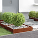 Tuinrand Roestig 60 x 60 x 13 cm Cortenstaal