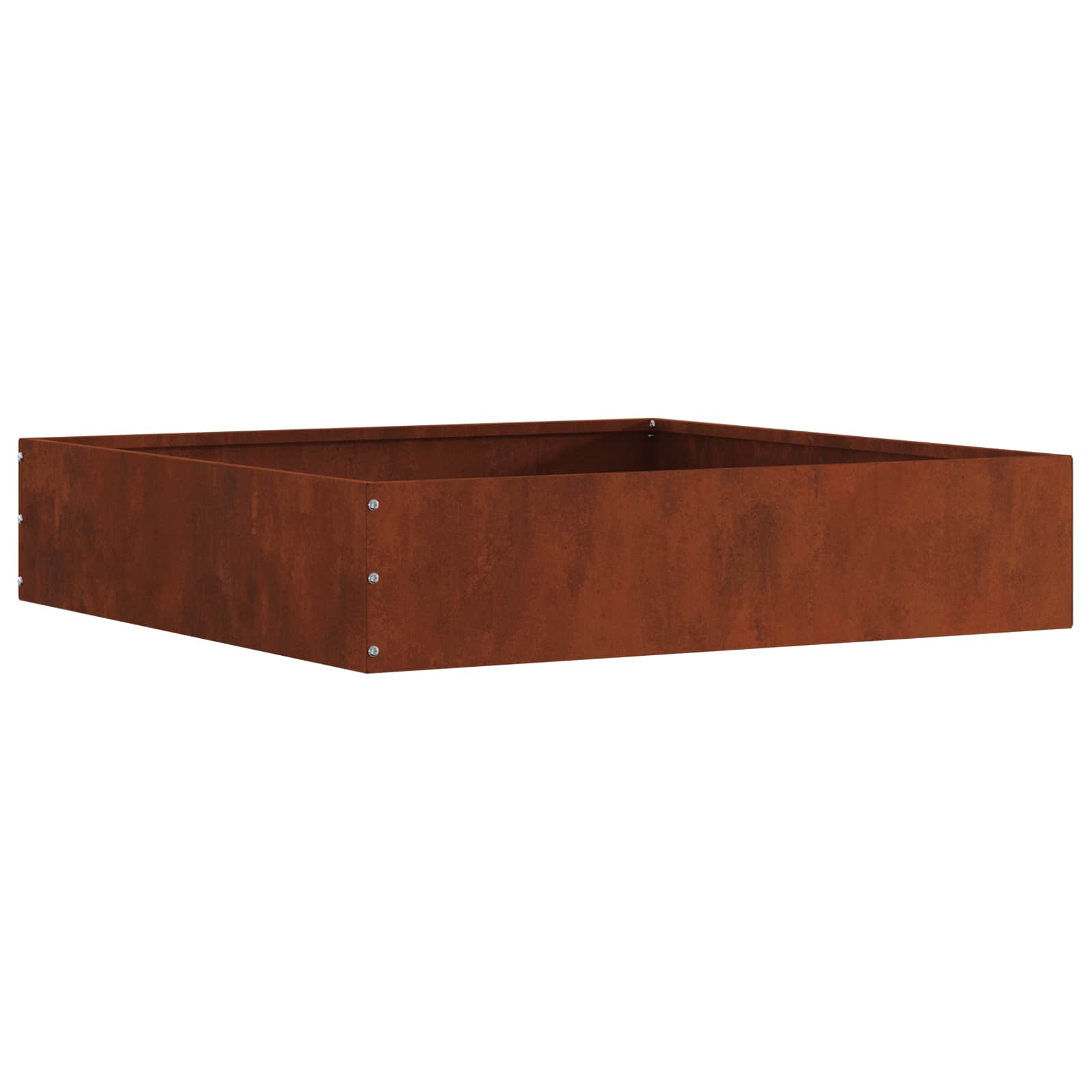 Tuinrand 6 st 60 x 60 x 13 cm Cortenstaal Roestig