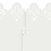 Gazonranden 10 st 103 x 0,05 x 22 cm Staal Wit