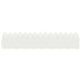 Gazonranden 30 st 103 x 0,05 x 22 cm Staal Wit