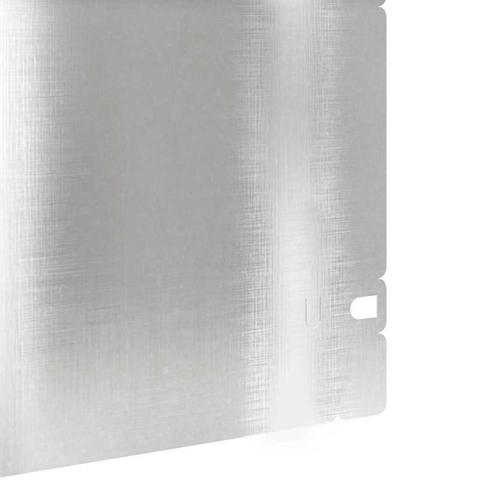 Gazonranden 30 st 103 x 0,05 x 22 cm Roestvrij staal Zilver