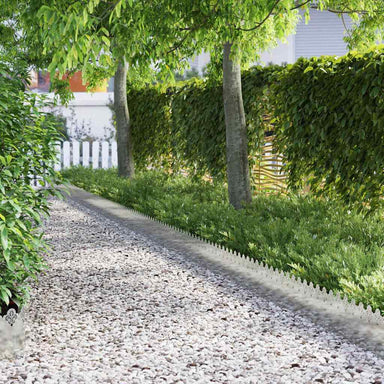 Gazonranden 10 st 103 x 0,05 x 22 cm Gegalvaniseerd staal