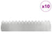 Gazonranden 10 st 103 x 0,05 x 22 cm Gegalvaniseerd staal