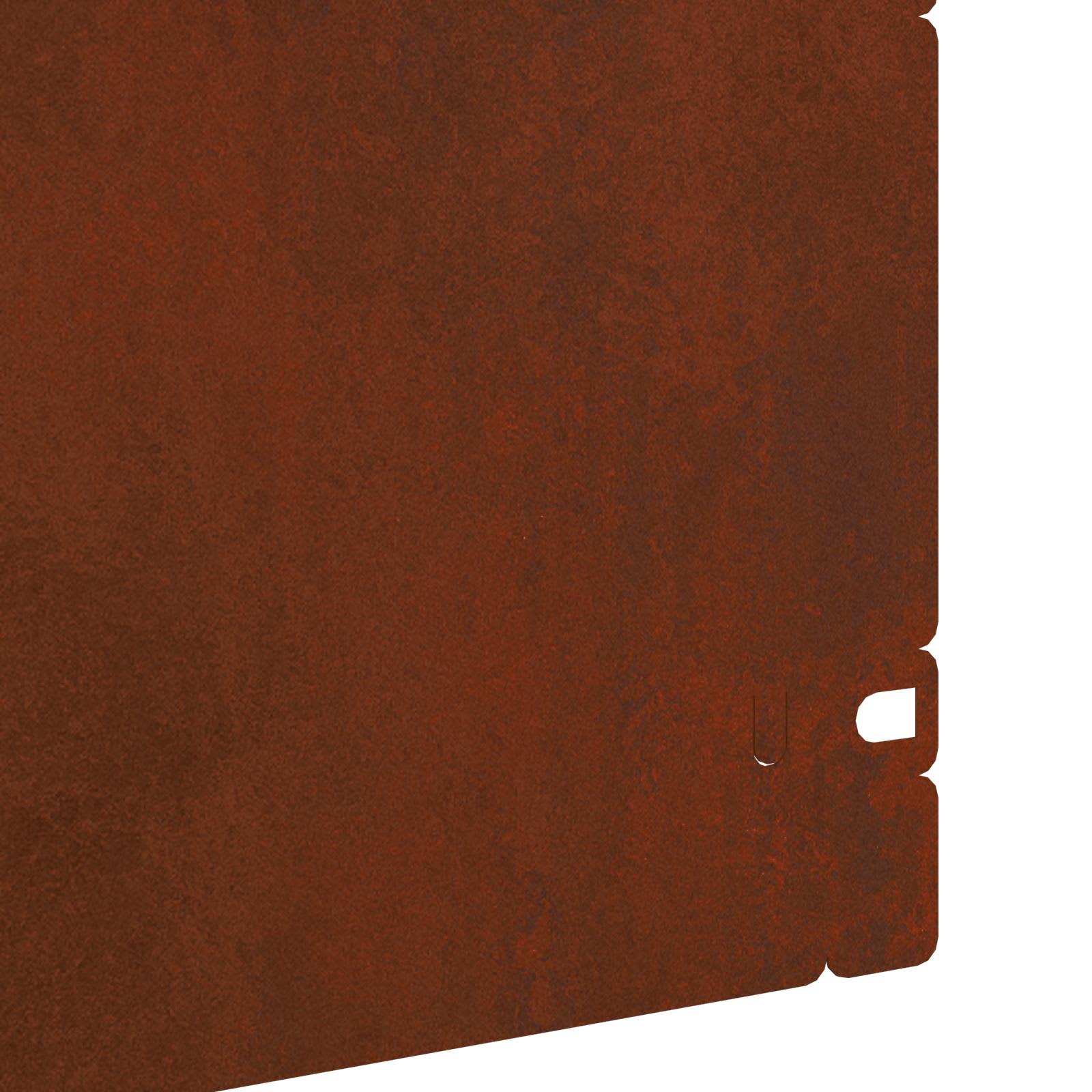 Gazonranden 20 st 103 x 0,05 x 22 cm weervast staal Roestig
