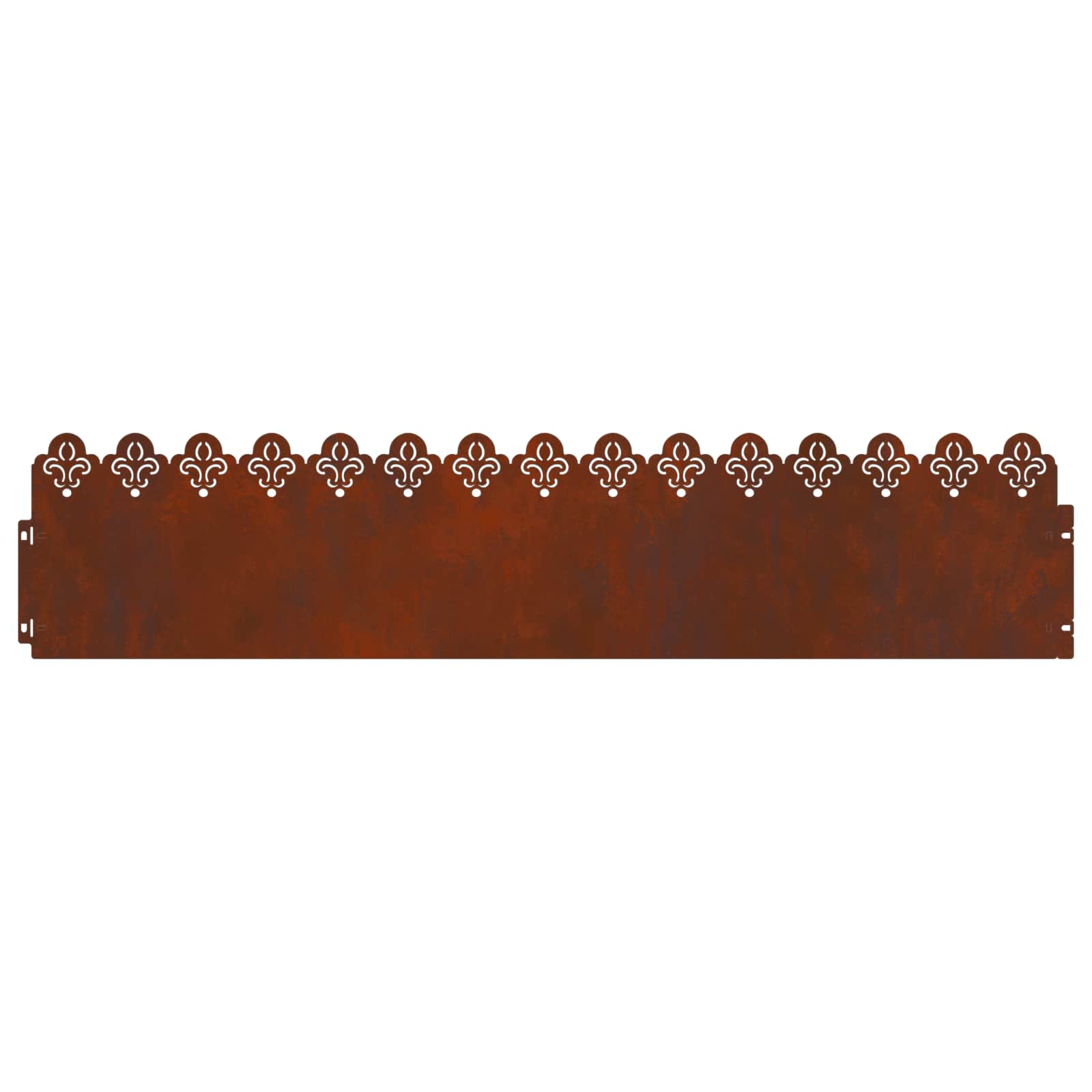 Gazonranden 30 st 103 x 0,05 x 22 cm weervast staal Roestig