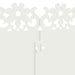 Gazonranden 20 st 103 x 0,05 x 22 cm Staal Wit