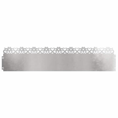 Gazonranden 30 st 103 x 0,05 x 22 cm Roestvrij staal Zilver