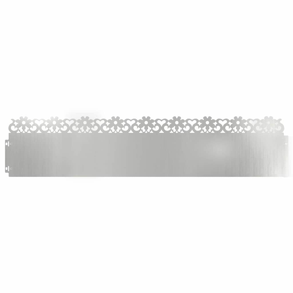 Gazonranden 10 st 103 x 0,05 x 22 cm Gegalvaniseerd staal