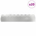 Gazonranden 20 st 103 x 0,05 x 22 cm Gegalvaniseerd staal