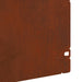 Gazonranden 20 st 103 x 0,05 x 22 cm weervast staal Roestig