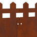 Gazonranden 20 st 103 x 0,05 x 22 cm weervast staal Roestig