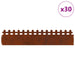 Gazonranden 30 st 103 x 0,05 x 22 cm weervast staal Roestig