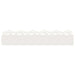 Gazonranden 20 st 103 x 0,05 x 22 cm Staal Wit