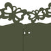 Gazonranden 10 st 103 x 0,05 x 22 cm Staal Olijf Groen