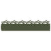 Gazonranden 10 st 103 x 0,05 x 22 cm Staal Olijf Groen