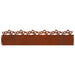 Gazonranden 30 st 103 x 0,05 x 22 cm weervast staal Roestig
