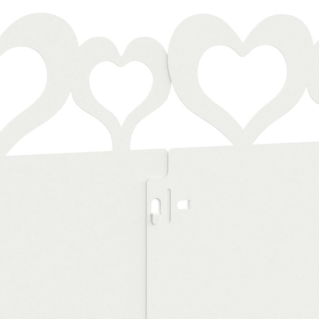 Gazonranden 10 st 103 x 0,05 x 22 cm Staal Wit