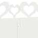 Gazonranden 30 st 103 x 0,05 x 22 cm Staal Wit