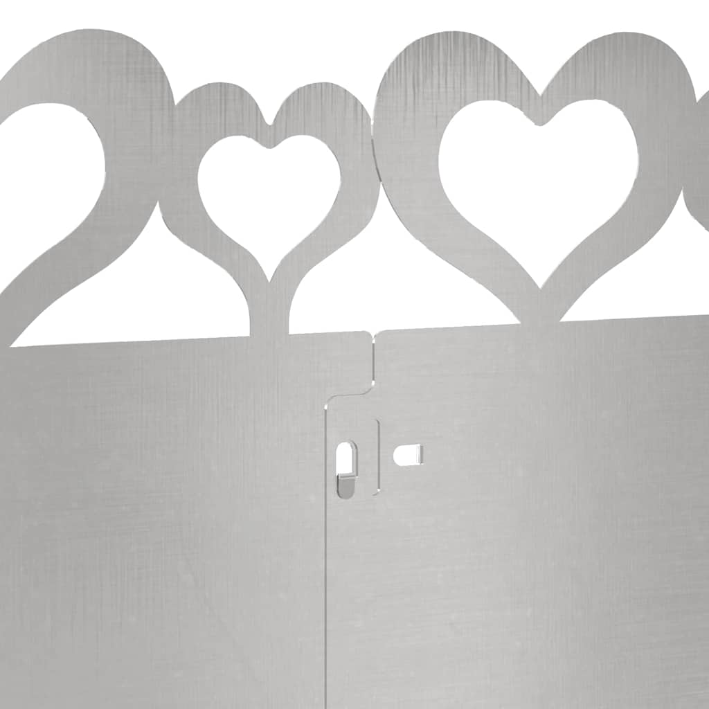 Gazonranden 30 st 103 x 0,05 x 22 cm Roestvrij staal Zilver
