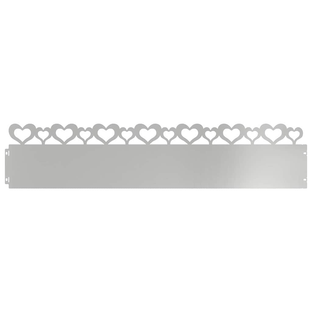 Gazonranden 30 st 103 x 0,05 x 22 cm Gegalvaniseerd staal