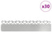 Gazonranden 30 st 103 x 0,05 x 22 cm Gegalvaniseerd staal