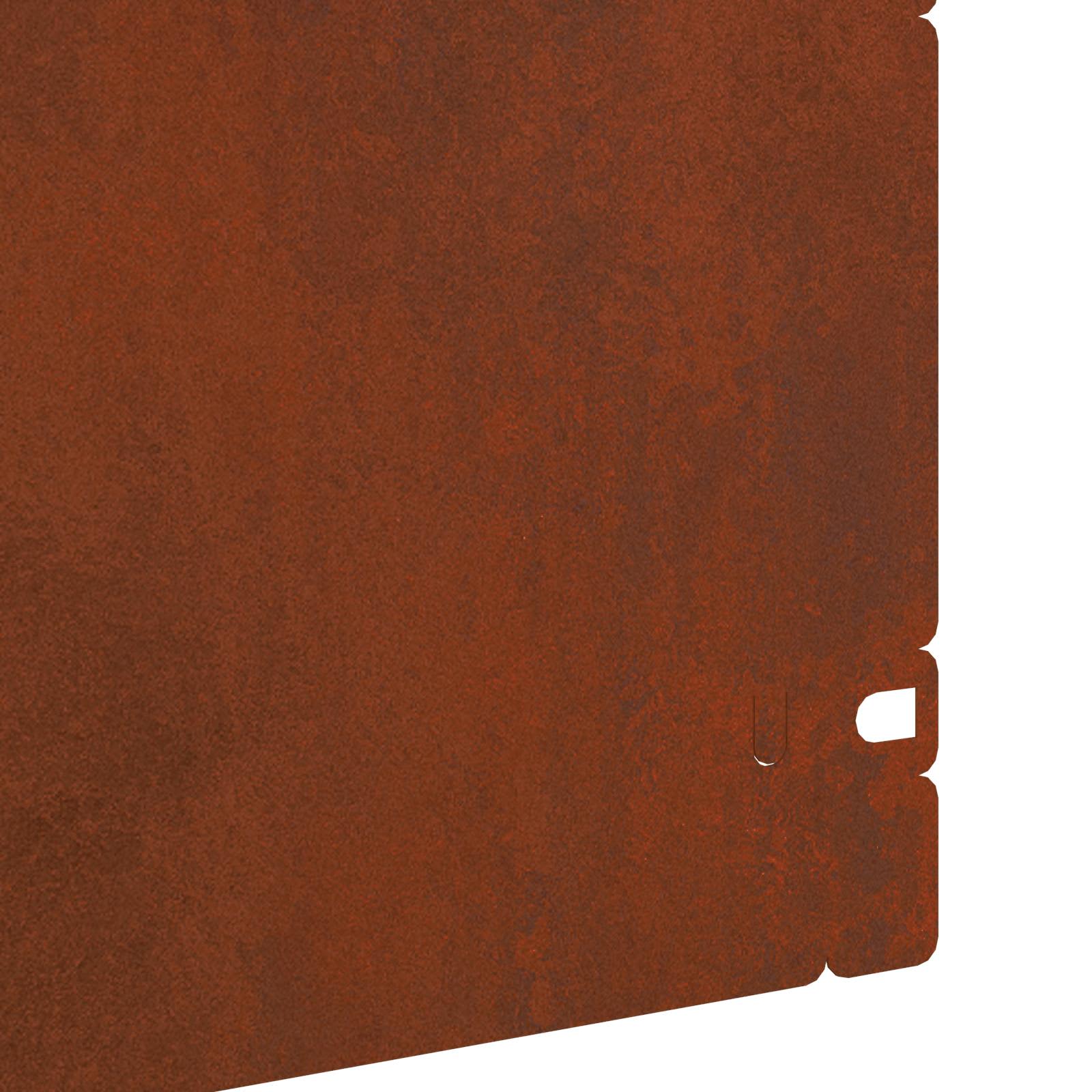 Gazonranden 30 st 103 x 0,05 x 22 cm weervast staal Roestig