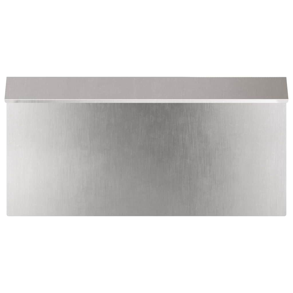 Slakkenhekje 4 st 50 x 3,5 x 25 cm Roestvrij staal Zilver