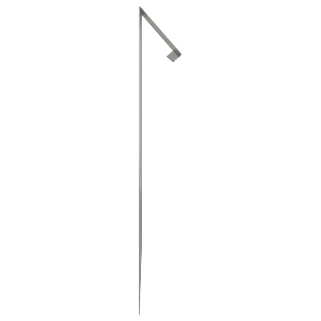 Slakkenhekje 4 st 50 x 3,5 x 25 cm Roestvrij staal Zilver