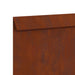 Slakkenhekje 50 x 3,5 x 25 cm weervast staal Roestig