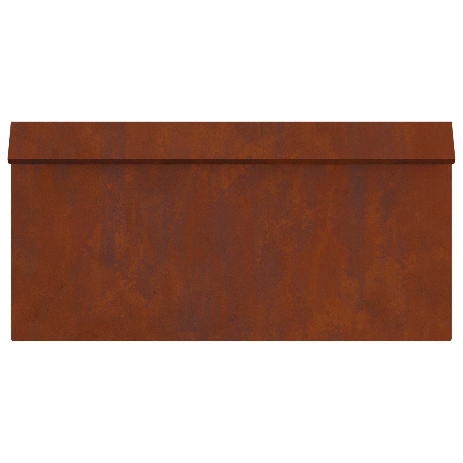 Slakkenhekje 4 st 50 x 3,5 x 25 cm weervast staal Roestig