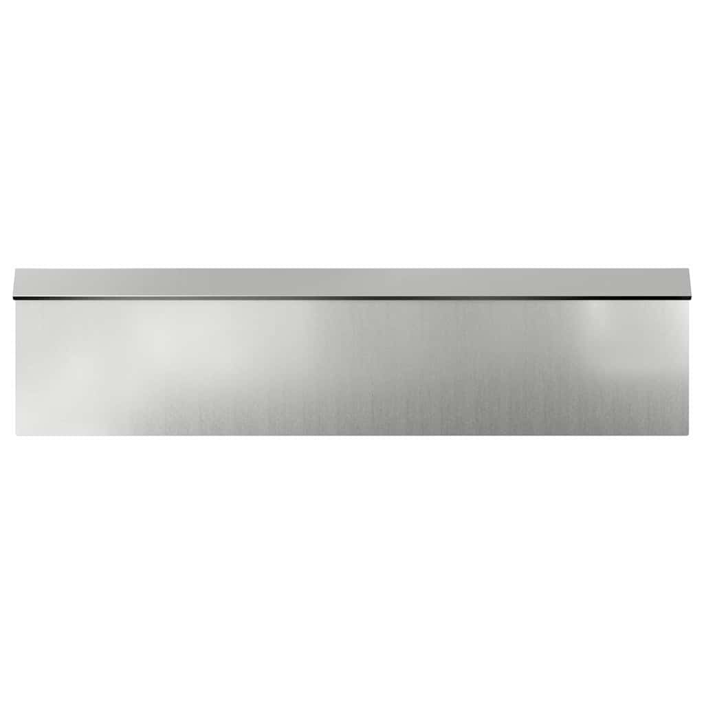Slakkenhekje 100 x 3,5 x 25 cm Gegalvaniseerd staal Zilver