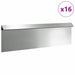 Slakkenhekje 16 pcs Zilver 100 x 3,5 x 25 cm
