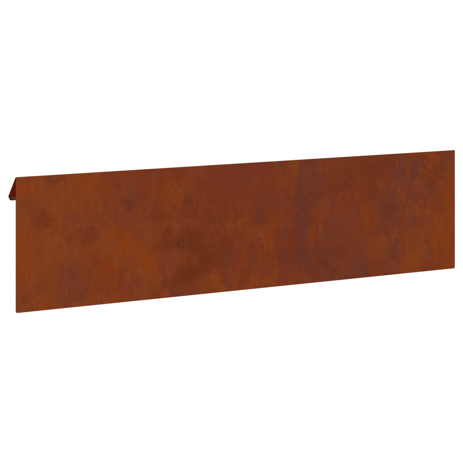 Slakkenhekje 100 x 3,5 x 25 cm weervast staal Roestig
