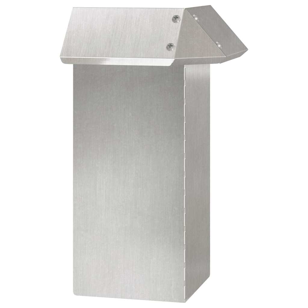 Slakkenhekje 13,5 x 13,5 x 25 cm Roestvrij staal Zilver