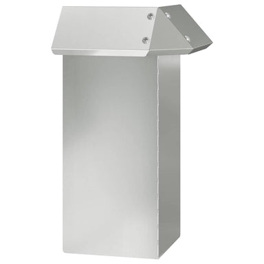 Slakkenhekje 13,5 x 13,5 x 25 cm Gegalvaniseerd staal Zilver