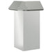 Slakkenhekje 4 pcs Zilver 13,5 x 13,5 x 25 cm