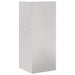 Slakkenhekje 4 st 10 x 10 x 25 cm Roestvrij staal Zilver