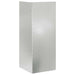 Slakkenhekje 10 x 10 x 25 cm Gegalvaniseerd staal Zilver