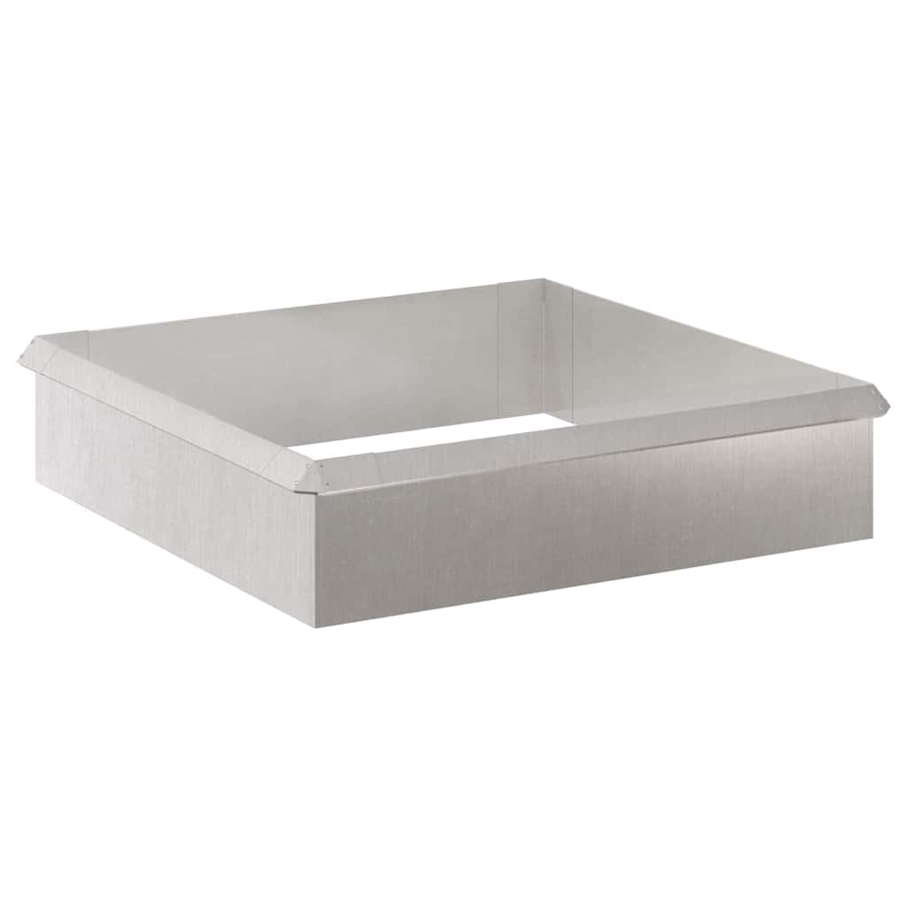 Slakkenhekken 8 st 100 x 3,5 x 25 cm Roestvrij staal Zilver