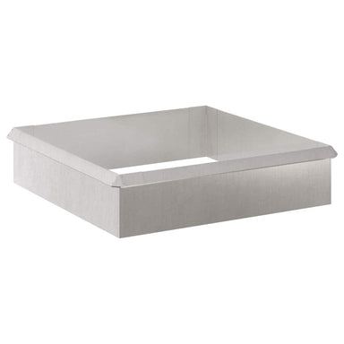 Slakkenhekken 8 st 100 x 3,5 x 25 cm Roestvrij staal Zilver