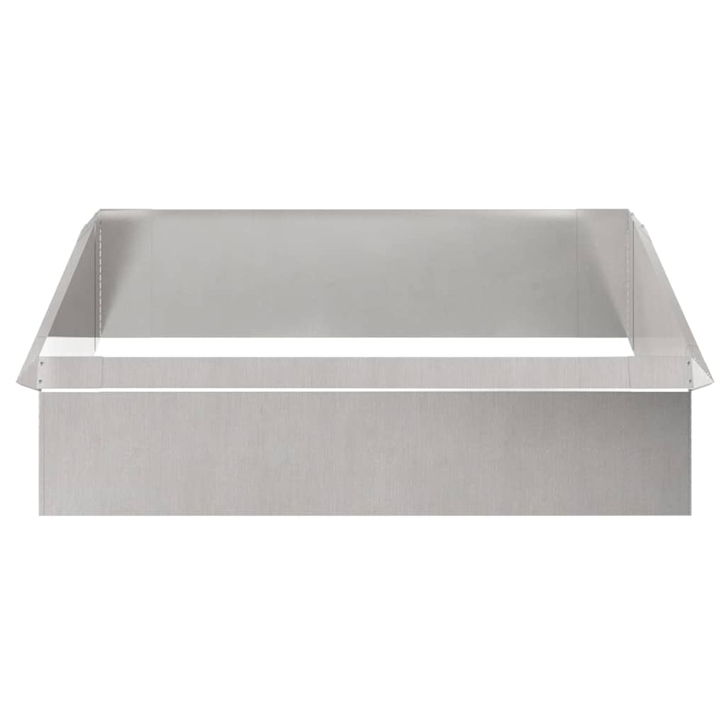Slakkenhekken 8 st 100 x 3,5 x 25 cm Roestvrij staal Zilver