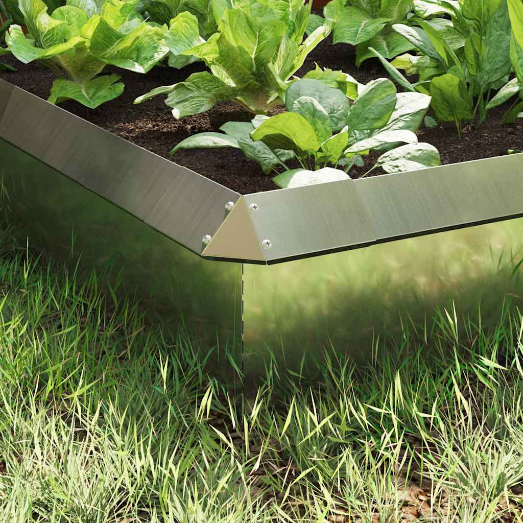 Slakkenhekken 8 st 100 x 3,5 x 25 cm Gegalvaniseerd staal