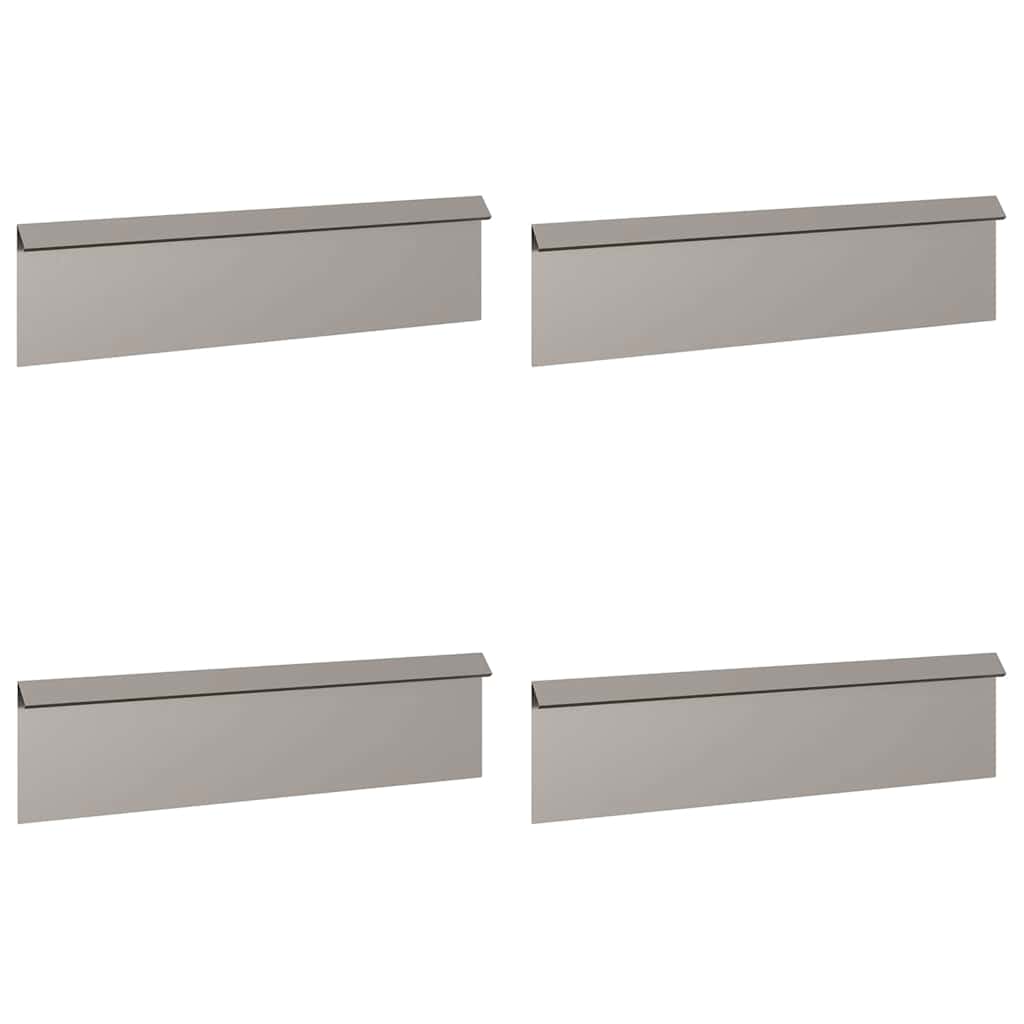 Slakkenhekken 8 st 100 x 3,5 x 25 cm weervast staal Roestig