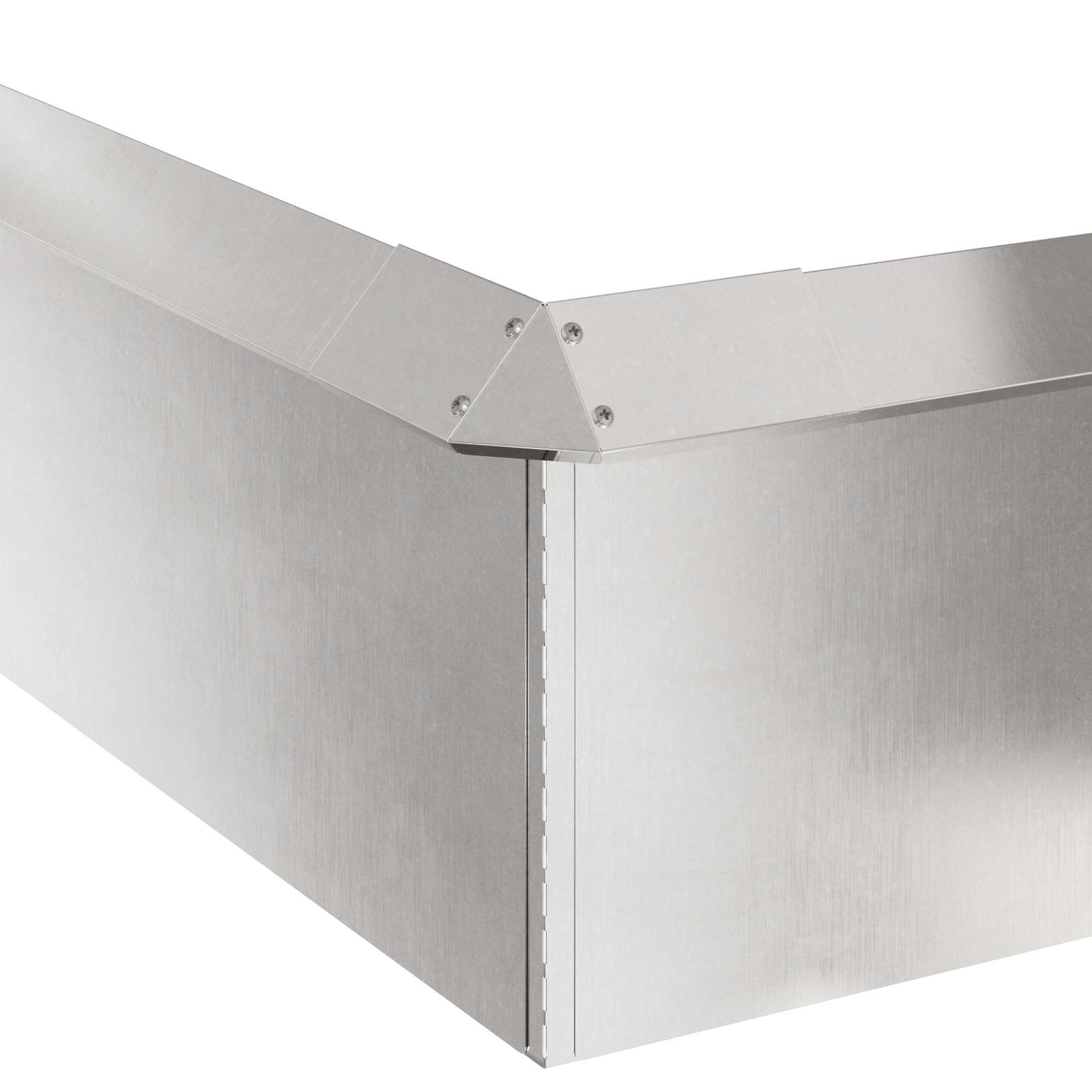 Slakkenhekken 12 st 100 x 3,5 x 25 cm Roestvrij staal Zilver