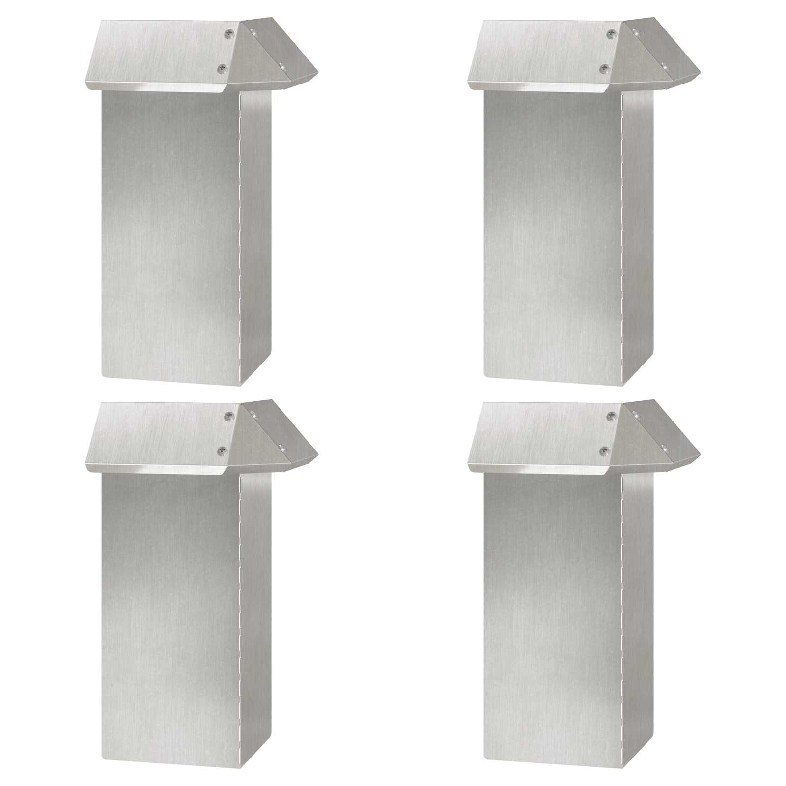 Slakkenhekken 12 st 100 x 3,5 x 25 cm Roestvrij staal Zilver